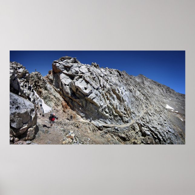 Forester Pass Catwalk - John Muir Trail Poster (Vorne)