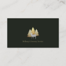 Forestry Service Business Card Visitenkarte