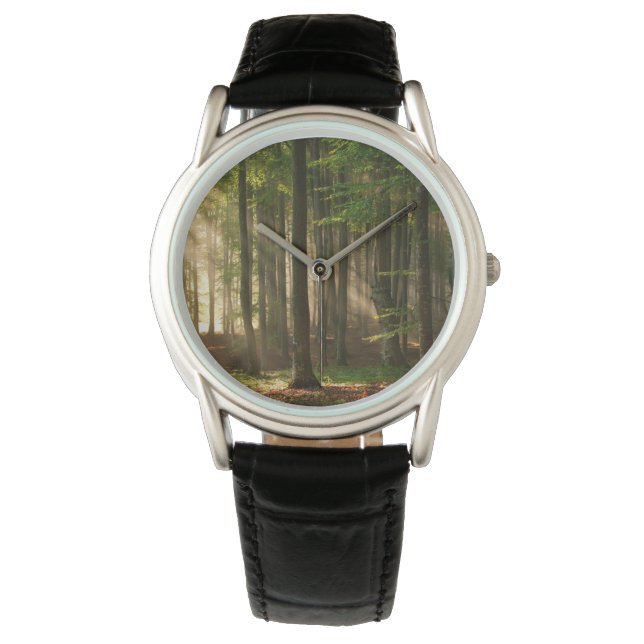Forests | Autumn Forest Armbanduhr (Vorderseite)