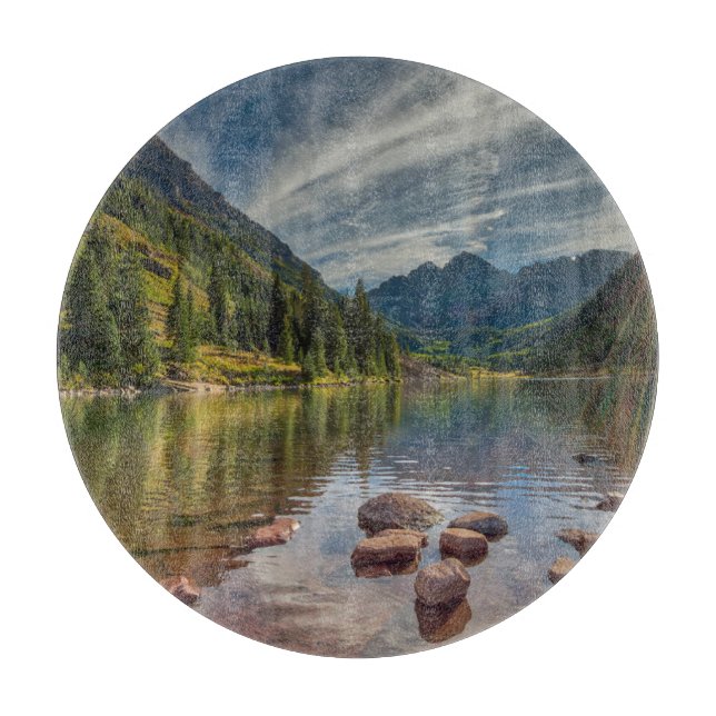 Forests | Maroon Bells Colorado Schneidebrett (Vorderseite)