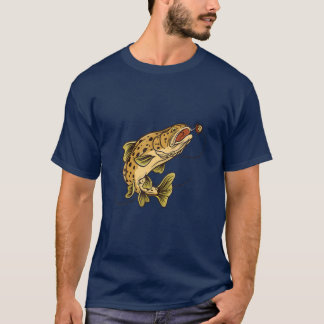 Foreut Fischen Süßwasser Fisch Angelgeschenk T-Shirt
