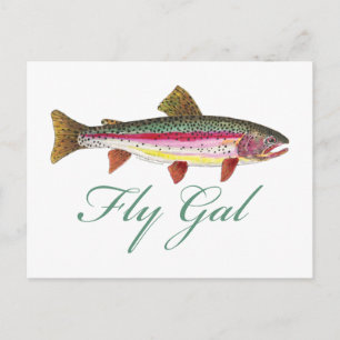 Foreut Fishing Postkarte