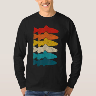 Foreut Vintage Fische Fischerei Fischer T-Shirt