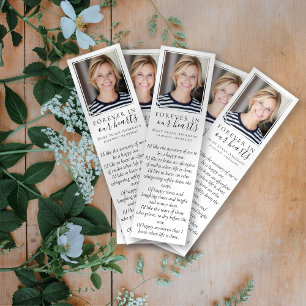 Forever 2x7" DIY-Trauer-Lesezeichen-Schablone Poster