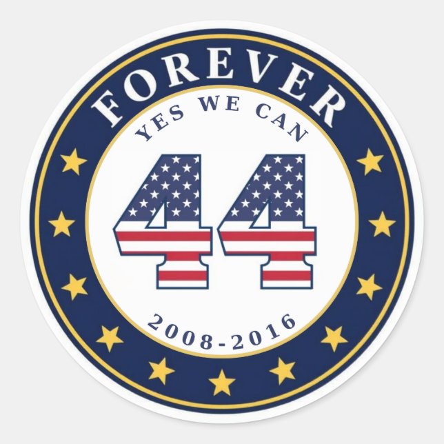 Forever 44 Classic Rund Sticker (Vorderseite)