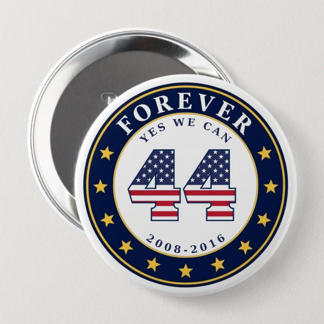 Forever 44 Knopf Button (Vorne & Hinten)