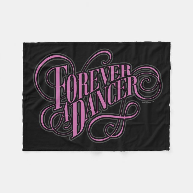 Forever A Dancer Fleecedecke (Vorderseite (Horizontal))