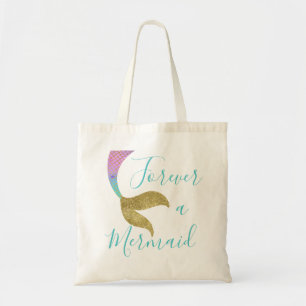 Forever a Mermaid Tote Bag Tragetasche