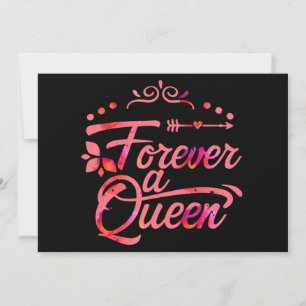 Forever A Queen Feiertagskarte