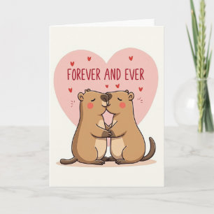 Forever And Ever Groundhog Liebeskarte Karte