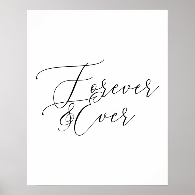 Forever and Ever Poster (Vorne)