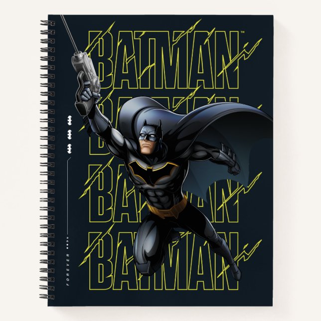 Forever Batman Grappling Hook Notizbuch (Vorderseite)