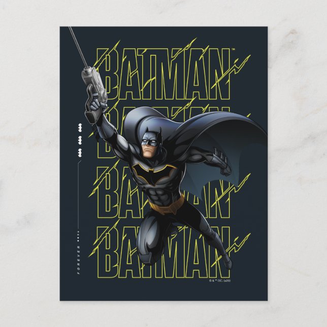 Forever Batman Grappling Hook Postkarte (Vorderseite)