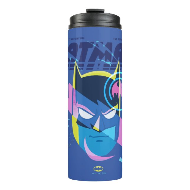 Forever Batman Light Up Head Graphic Thermosbecher (Vorderseite)