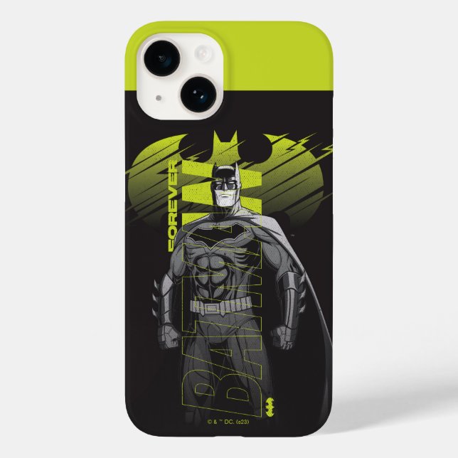 Forever Batman Power Up Character Art Case-Mate iPhone Hülle (Rückseite)