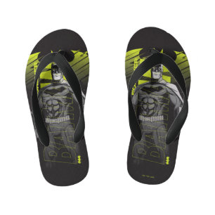 Forever Batman Power Up Character Art Kinderbadesandalen