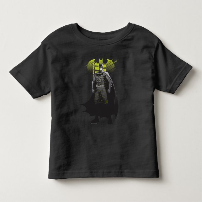 Forever Batman Power Up Character Art Kleinkind T-shirt (Vorderseite)