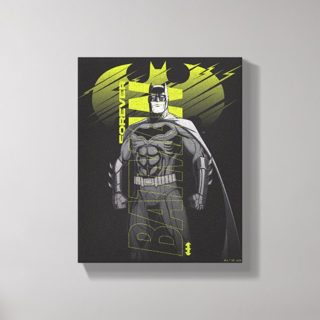 Forever Batman Power Up Character Art Leinwanddruck (Vorderseite)