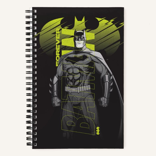 Forever Batman Power Up Character Art Notizbuch (Vorderseite)