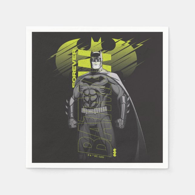 Forever Batman Power Up Character Art Serviette (Vorderseite)