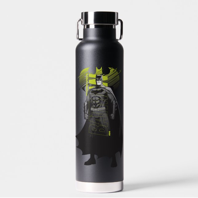 Forever Batman Power Up Character Art Trinkflasche (Vorne)