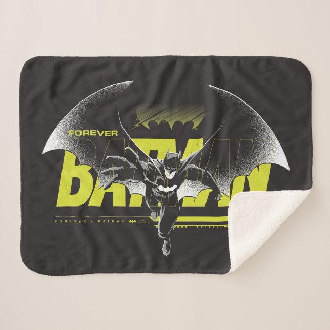 Forever Batman Reaching Graphic Sherpadecke (Vorderseite (Horizontal))