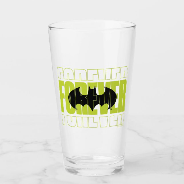 Forever Batman Typografy Symbol Graphic Glas (Vorderseite)