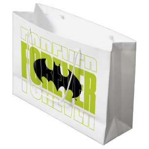 Forever Batman Typografy Symbol Graphic Große Geschenktüte