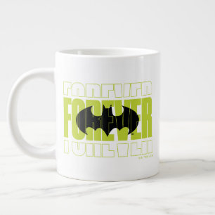 Forever Batman Typografy Symbol Graphic Jumbo-Tasse