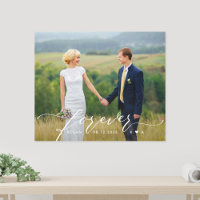 Forever begann Personalisiertes Foto Wrapped Canva