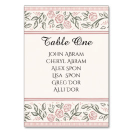 Forever Begins Today Tischnummer