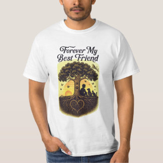 Forever Bond Paw Print Vintag Pet Lover T - Shirt