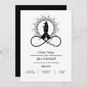 Forever Bound Hands Wiccan Gewerkschaft Handfast Einladung