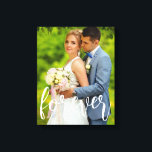 Forever Custom Wedding Foto Leinwanddruck<br><div class="desc">Feiern Sie ewig mit Ihrem individuellen Foto. Bildvorlage über Pixabay,  lizenziert unter CC0 und muss durch Ihr eigenes Foto ersetzt werden</div>