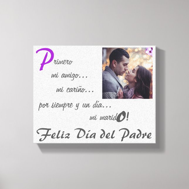 Forever & Day Darling Husband Esp Leinwanddruck (Vorderseite)