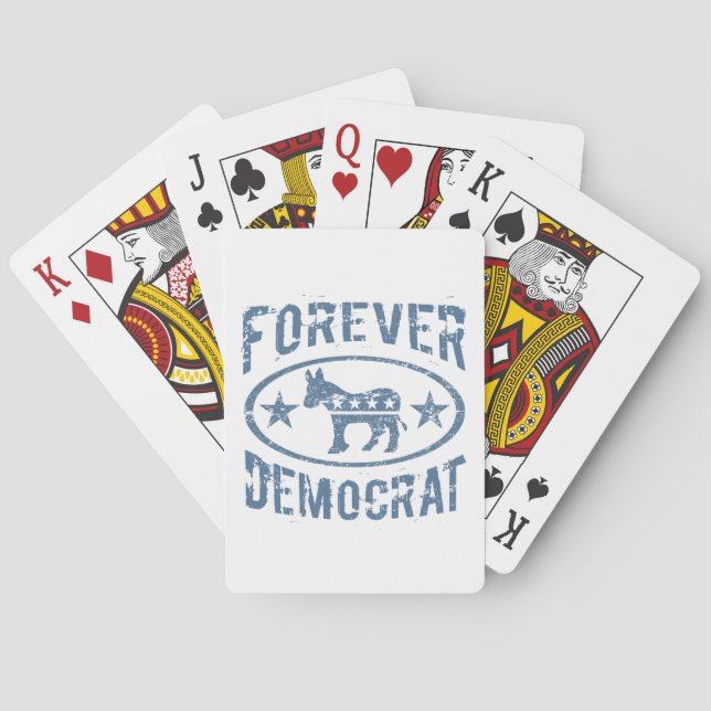 Forever Democrat Spielkarten (Rückseite)