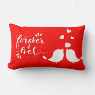 Forever & Ever Love Birds Lendenkissen