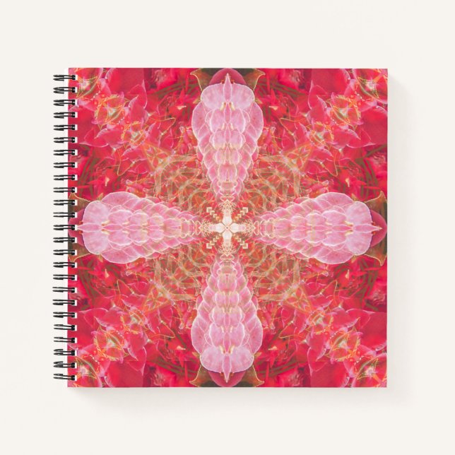 Forever Expanding - Square Spiral Notebook Notizbuch (Vorderseite)