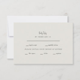 Forever Faithful Cream Wedding RSVP