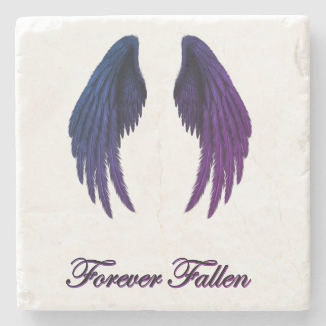 Forever Fallen Wings Untersetzer Design (Vorderseite)