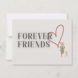 Forever Friends: Dog Postcard Postkarte