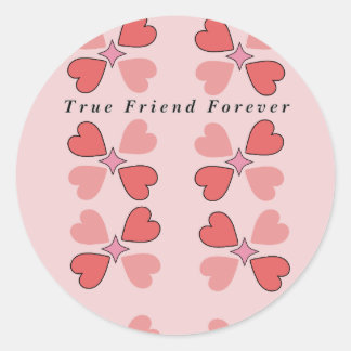 "Forever Friends Journal: Cherish Every moment" Runder Aufkleber