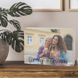 Forever Friends Niedliche Herz Typografie Custom F Holzkisten Schild<br><div class="desc">Trendfarbene Holzkastenschilder mit eigenem Foto. Ein wunderschönes Foto mit Texteüberlagerung, die in Handschrift "ewig Freunde" und mit einem niedlichen Liebe-Herz verknüpft ist. Die Fotovorlage ist für Sie Set, um Ihr Foto hinzuzufügen - das Landschaftsformat wird am einfachsten zu bearbeiten sein. Bitte stöbern Sie in meinem Shop für weitere Foto-Geschenke für...</div>
