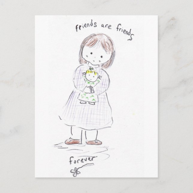 Forever Friends Postkarte (Vorderseite)