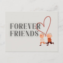 Forever Friends: Runner Postcard Postkarte