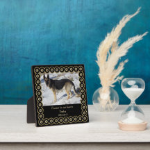 Forever Gold Frame PET Memorial Template