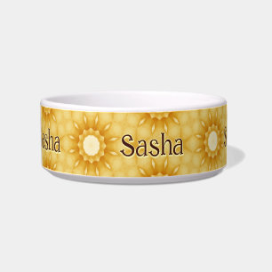 "Forever Golden Styliden Golden Retriever Floral Napf
