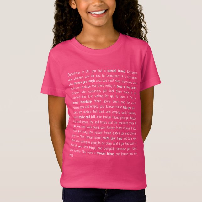 Forever has no end T-Shirt (Vorderseite)