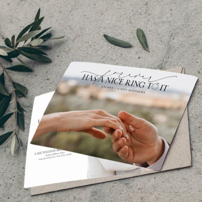 Forever hat einen schönen Ring Elegante 2 Foto Ver Ankündigung (Von Creator hochgeladen)