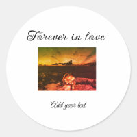 Forever in der Liebe fügen Sie Paar Foto Hochzeit 